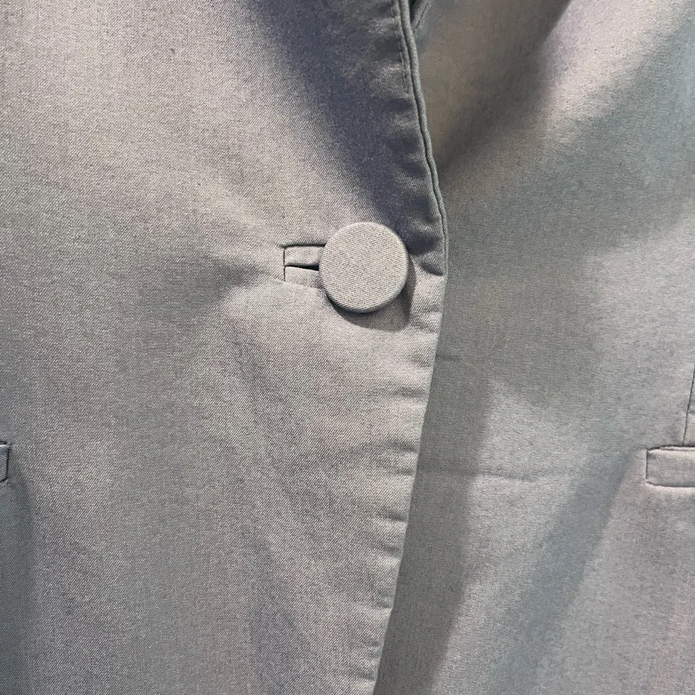 Antonio Melani Women's Light Blue Single Button Blazer Size 10 - Picture 3 of 7